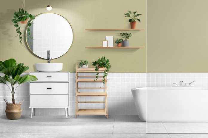 bathroom vanity with sink